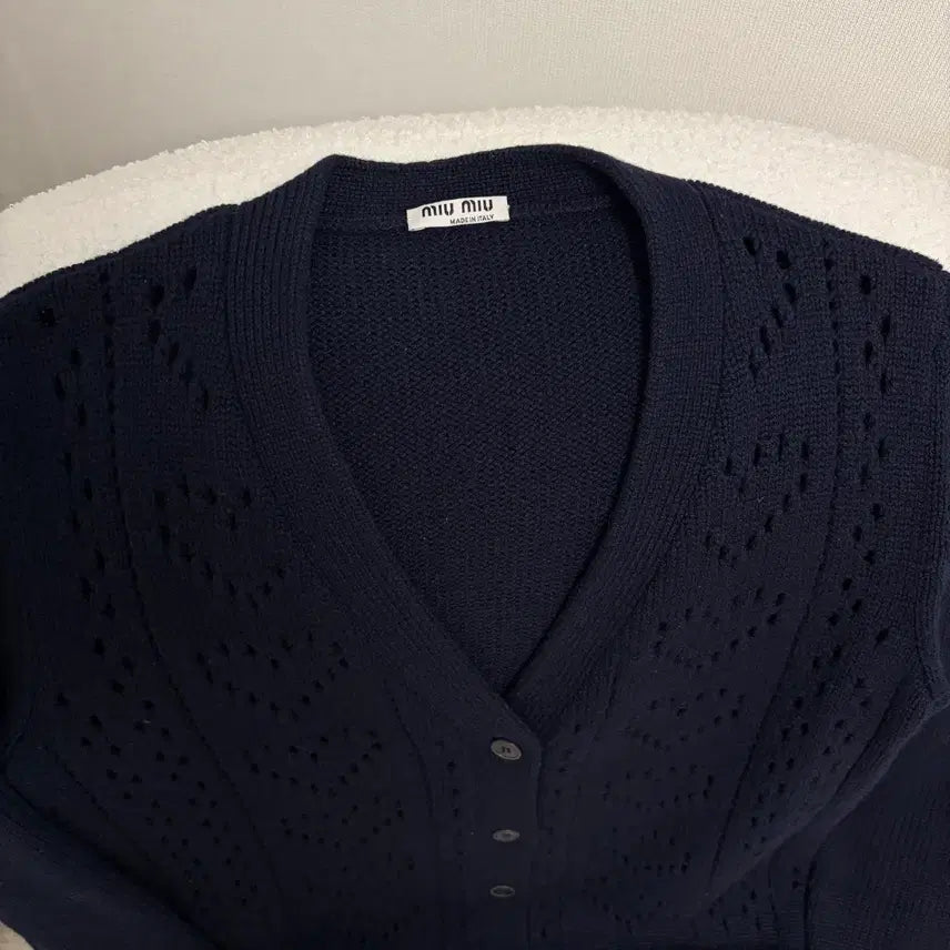 [BUNJANG] Miu Miu Cashmere Knit Cardigan / 미우미우 캐시미어 니트 가디건