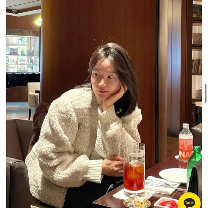 [BUNJANG] Fringe Boucle Jacket Cardigan / 프린지 부클 자켓 가디건