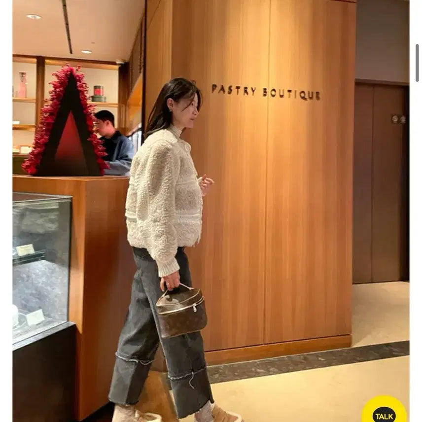 [BUNJANG] Fringe Boucle Jacket Cardigan / 프린지 부클 자켓 가디건