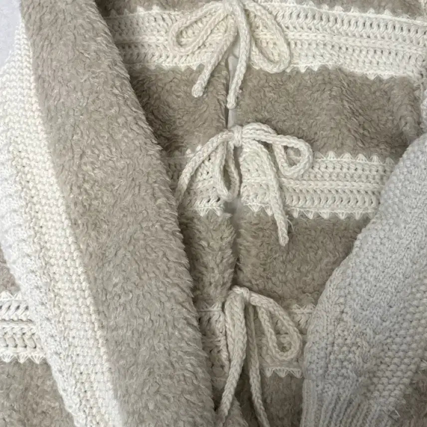 [BUNJANG] Fringe Boucle Jacket Cardigan / 프린지 부클 자켓 가디건