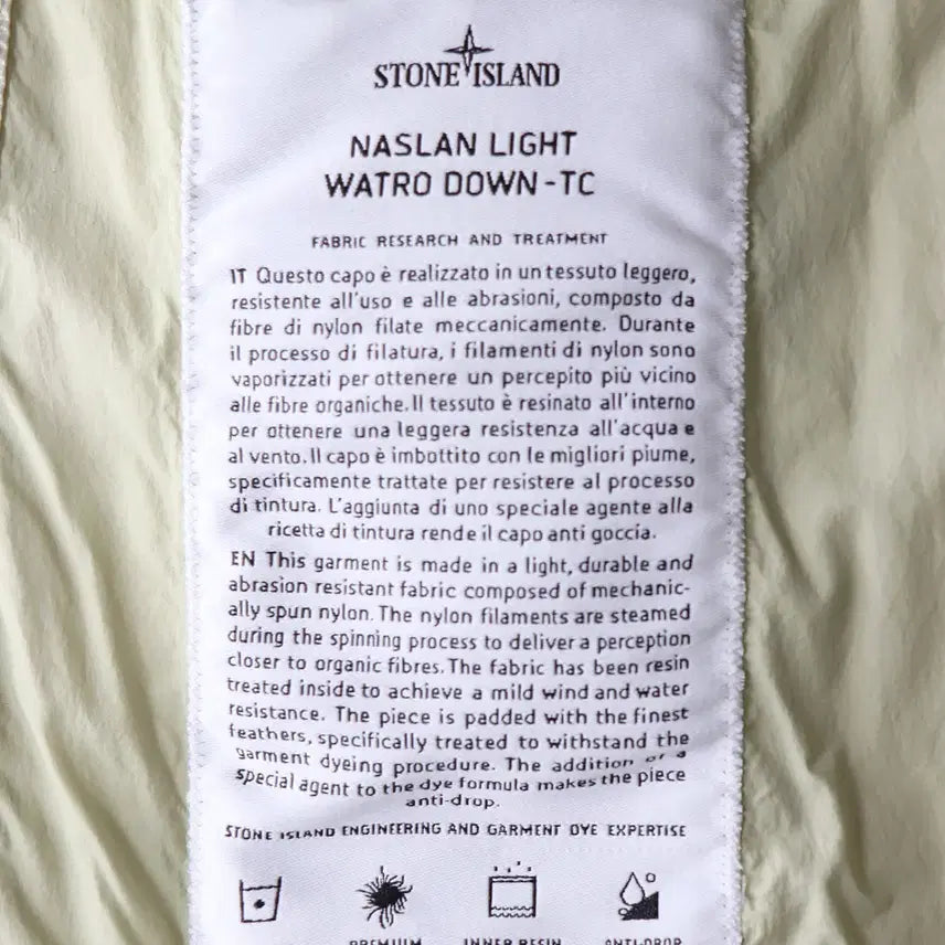 [BUNJANG] Stone Island Naslan Hooded Down Padded Jacket / 스톤아일랜드 나슬란 후드 다운패딩 베이지 L팝니다.