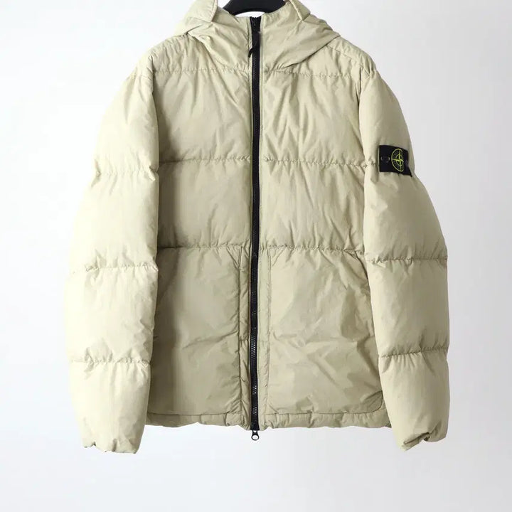 [BUNJANG] Stone Island Naslan Hooded Down Padded Jacket / 스톤아일랜드 나슬란 후드 다운패딩 베이지 L팝니다.