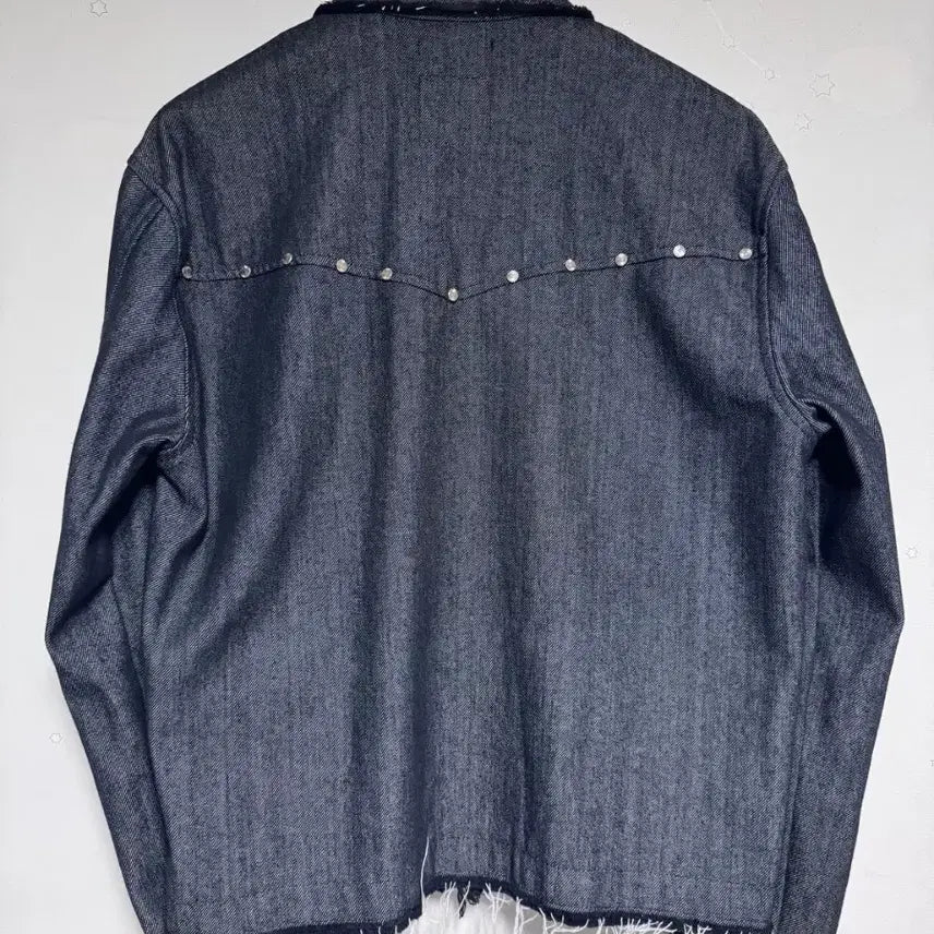 [BUNJANG] Indigo Stuff Cut Off Jacket / 스터프 컷 오프 자켓 인디고