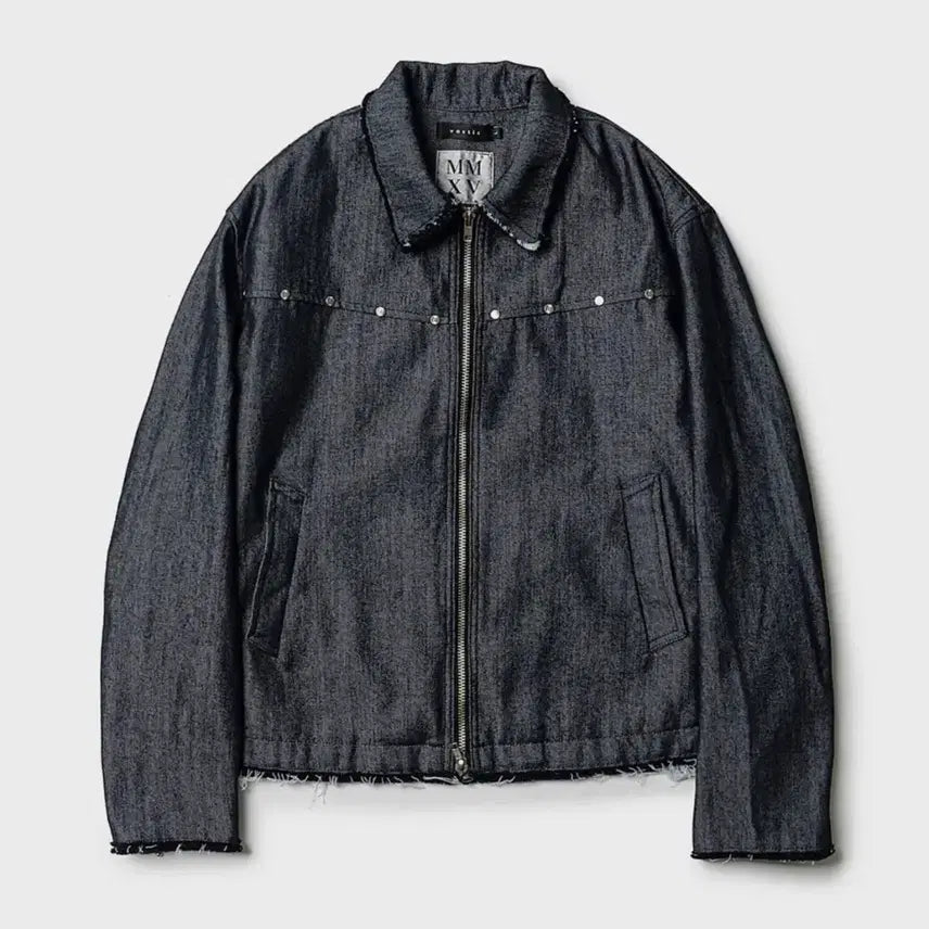 [BUNJANG] Indigo Stuff Cut Off Jacket / 스터프 컷 오프 자켓 인디고