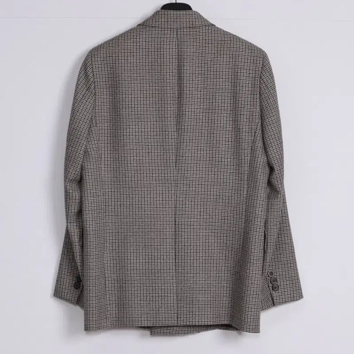 [BUNJANG] Solid Homme Check Double Breasted Jacket / 솔리드옴므 체크 더블 브레스트 자켓 48