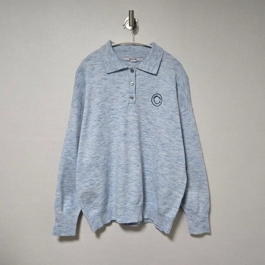 [BUNJANG] Juicy Judy Collared Pullover Knit Top / 쥬시쥬디 셔츠 카라 풀오버 니트 / 여성 니트/ 여자 니트