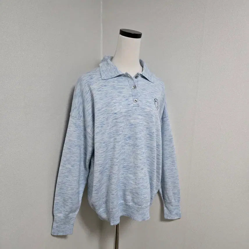 [BUNJANG] Juicy Judy Collared Pullover Knit Top / 쥬시쥬디 셔츠 카라 풀오버 니트 / 여성 니트/ 여자 니트