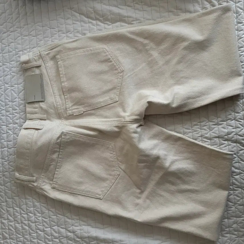 [BUNJANG] Pottery White Denim Pants / 포터리 화이트 데님 흰바지 팝니다.