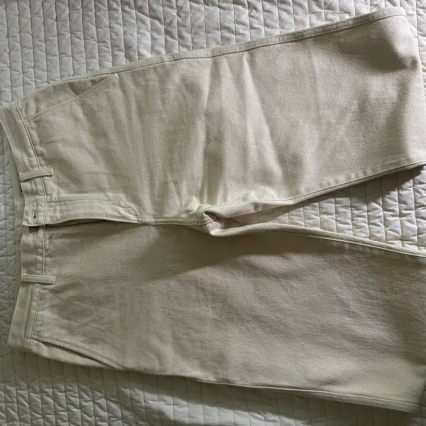 [BUNJANG] Pottery White Denim Pants / 포터리 화이트 데님 흰바지 팝니다.