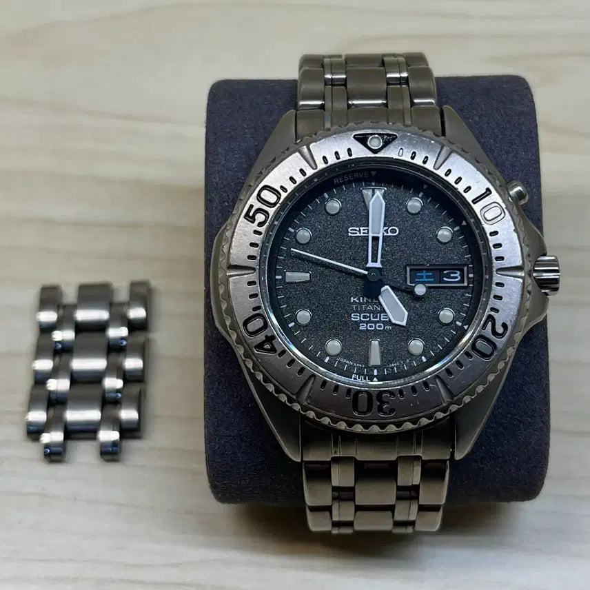 [BUNJANG] Seiko SBCZ005 Full Titanium Kinetic Diver Watch / (레어) 세이코 풀 티타늄 키네틱 다이버 한자판 sbcz005