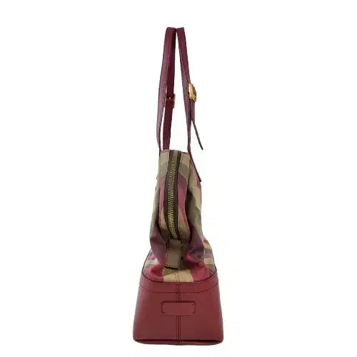 [BUNJANG] Fendi Multicolor Stripe Tote/Shoulder Bag / 정품 펜디 피칸 스트라이프 멀티컬러 토트/숄더백