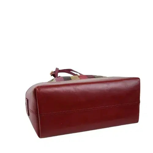 [BUNJANG] Fendi Multicolor Stripe Tote/Shoulder Bag / 정품 펜디 피칸 스트라이프 멀티컬러 토트/숄더백