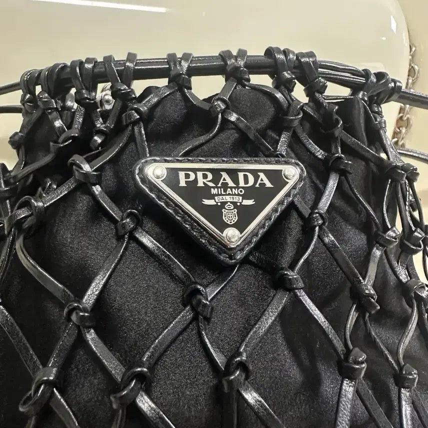 [BUNJANG] Prada Net Bucket Bag Crossbody / [A+ 정품] 프라다 네트 버킷백 크로스