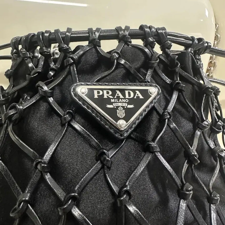 [BUNJANG] Prada Net Bucket Bag Crossbody / [A+ 정품] 프라다 네트 버킷백 크로스