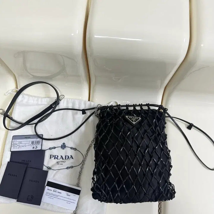 [BUNJANG] Prada Net Bucket Bag Crossbody / [A+ 정품] 프라다 네트 버킷백 크로스