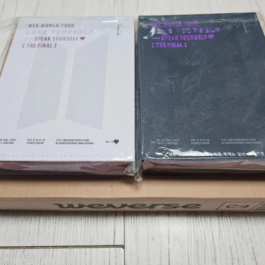 (일괄) 방탄소년단 스픽콘 파이널 DVD + 블루레이