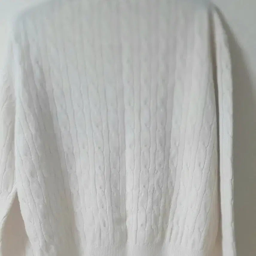 [BUNJANG] Merino Wool 100% Ivory Cardigan / (새상품)메리노울100%가디건