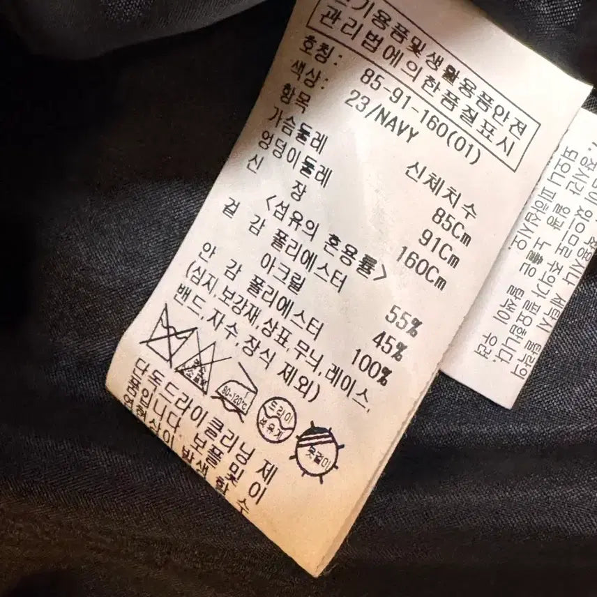 [BUNJANG] LOEUVRE Tweed Jacket - Navy / LOEUVRE 로에브르 트위드 자켓 네이비 (배송비 포함)