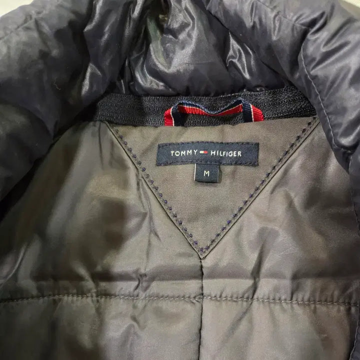 [BUNJANG] Tommy Hilfiger Charcoal Padded Trench Coat / 타미힐피거 차콜 패딩 트렌치 코트