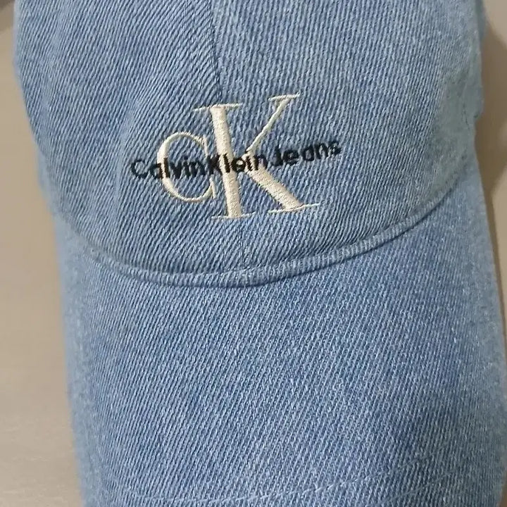 [BUNJANG] Calvin Klein Denim Ball Cap / 캘빈클라인 데님 볼캡 모자