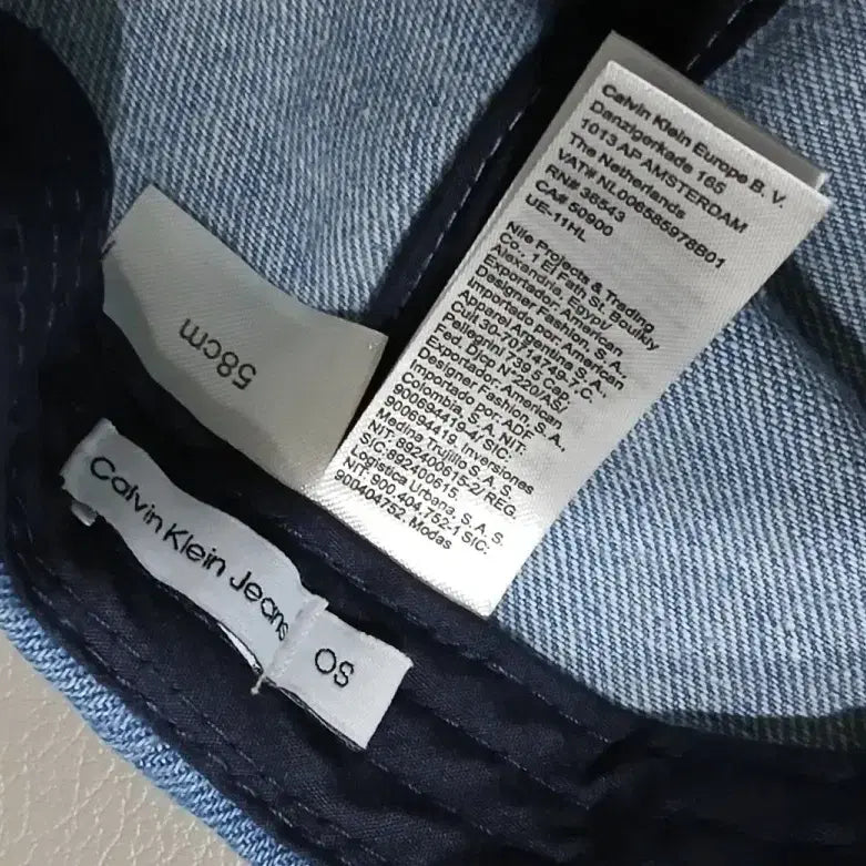 [BUNJANG] Calvin Klein Denim Ball Cap / 캘빈클라인 데님 볼캡 모자