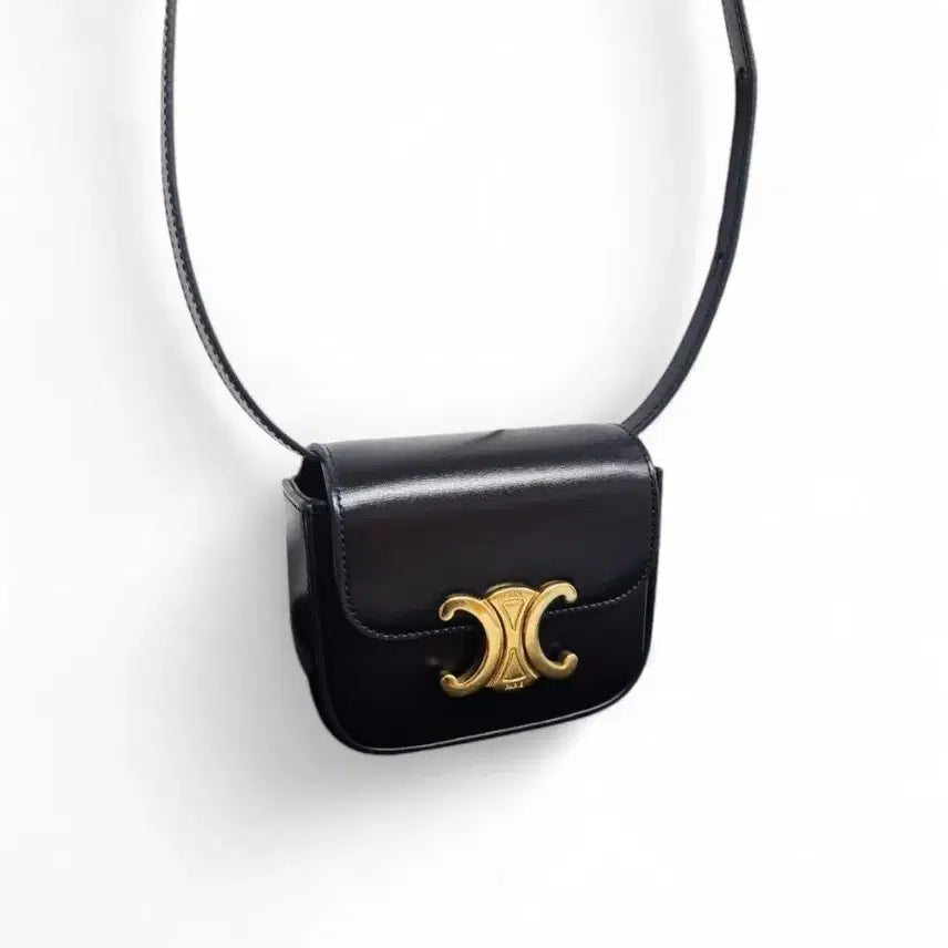 [BUNJANG] Celine Triomphe Black Mini Bag / 셀린느 트리옹프 블랙 미니백