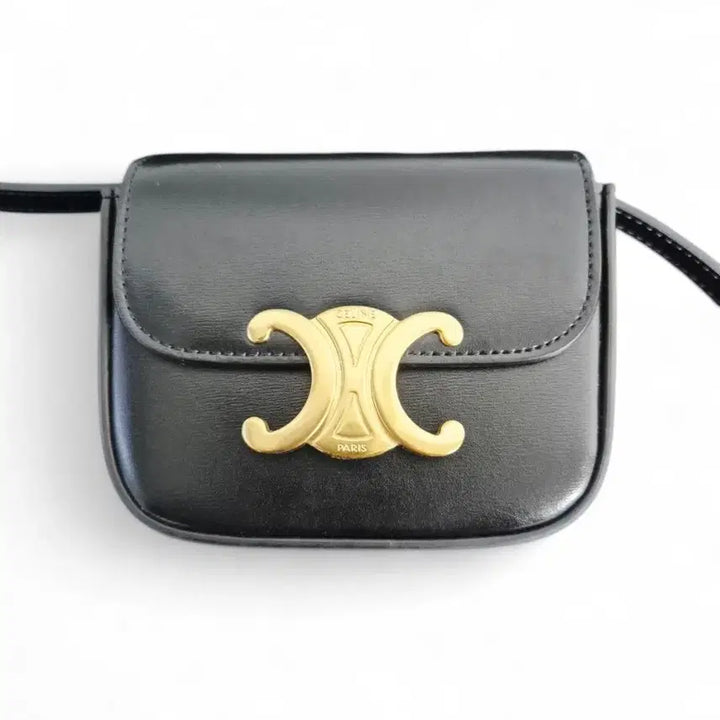 [BUNJANG] Celine Triomphe Black Mini Bag / 셀린느 트리옹프 블랙 미니백