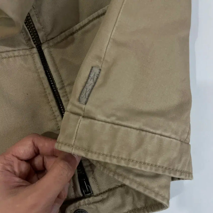 [BUNJANG] A/X Armani Exchange Two-Way Biker Jacket / [S] A/X 아르마니 익스체인지 투웨이 절개 바이커 자켓