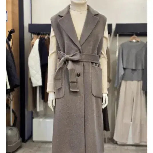 [BUNJANG] She's Miss Handmade Long Vest / 쉬즈미스 핸드메이드 롱베스트