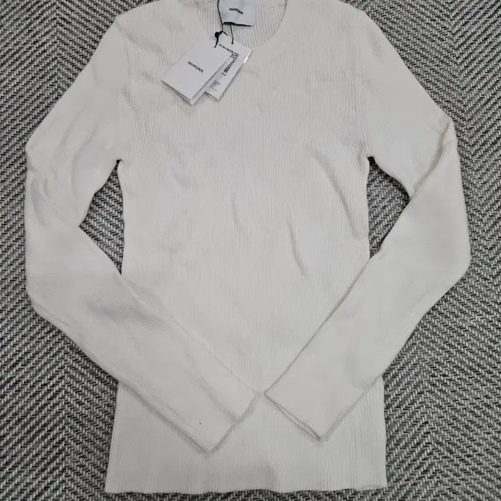 [BUNJANG] Mongdol Knit Sweater / 몽돌 골지니트 새것 F