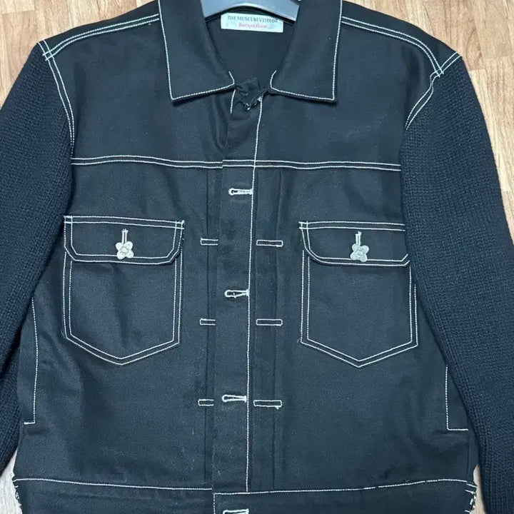 [BUNJANG] The Museum Visitor Knit Trucker Jacket / 더뮤지엄비지터 니트 트러커 자켓