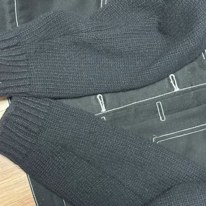 [BUNJANG] The Museum Visitor Knit Trucker Jacket / 더뮤지엄비지터 니트 트러커 자켓