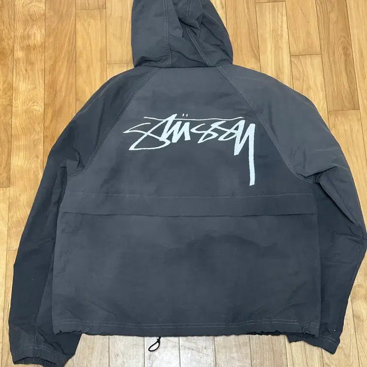 [BUNJANG] Stussy Wave Dye Shell Jacket / 스투시 웨이브 다이 쉘 자켓 블랙 s (115647)