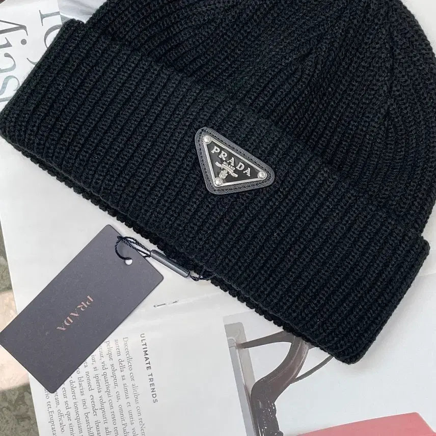 [BUNJANG] Prada Knit Beanie Hat / 프라다 니트 모자