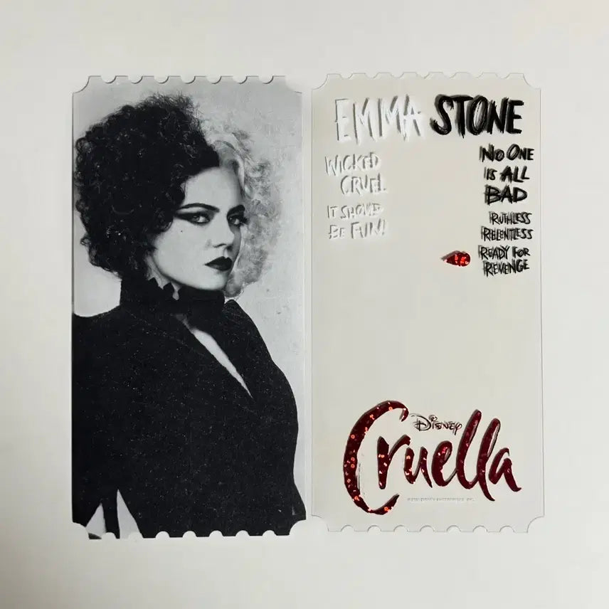 [BUNJANG] Cruella Original Ticket / 크루엘라 오리지널 티켓