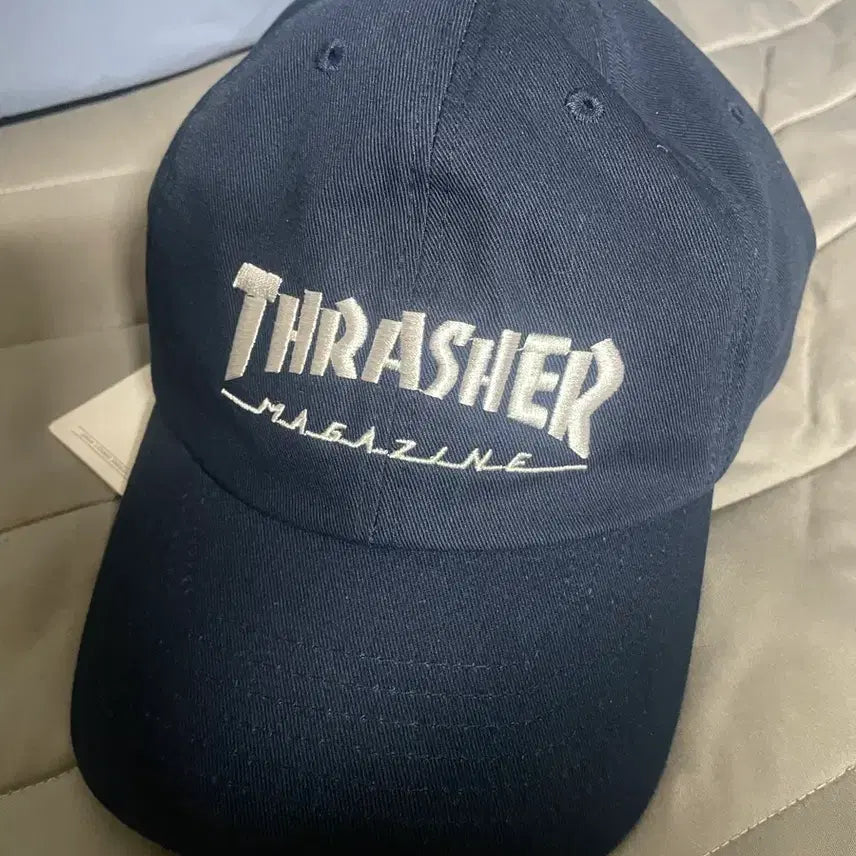 [BUNJANG] Thrasher Navy Ball Cap / 트래셔 네이비 볼캡 새상품