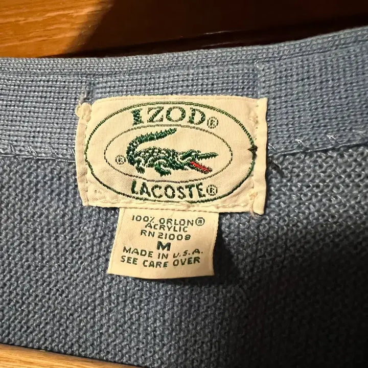 [BUNJANG] Lacoste USA Cardigan / 70-80s USA 라코스테 가디건