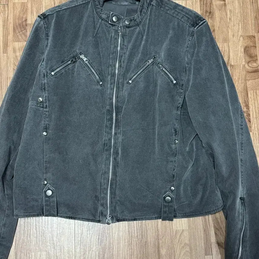 [BUNJANG] The Museum Visitor Pigment Rider Jacket / 더뮤지엄비지터 피그먼트 라이더 자켓