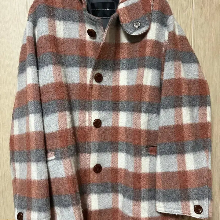[BUNJANG] Customellow Wool Blend Casual Coat / 커스텀멜로우 부클 양모 케쥬얼 코트
