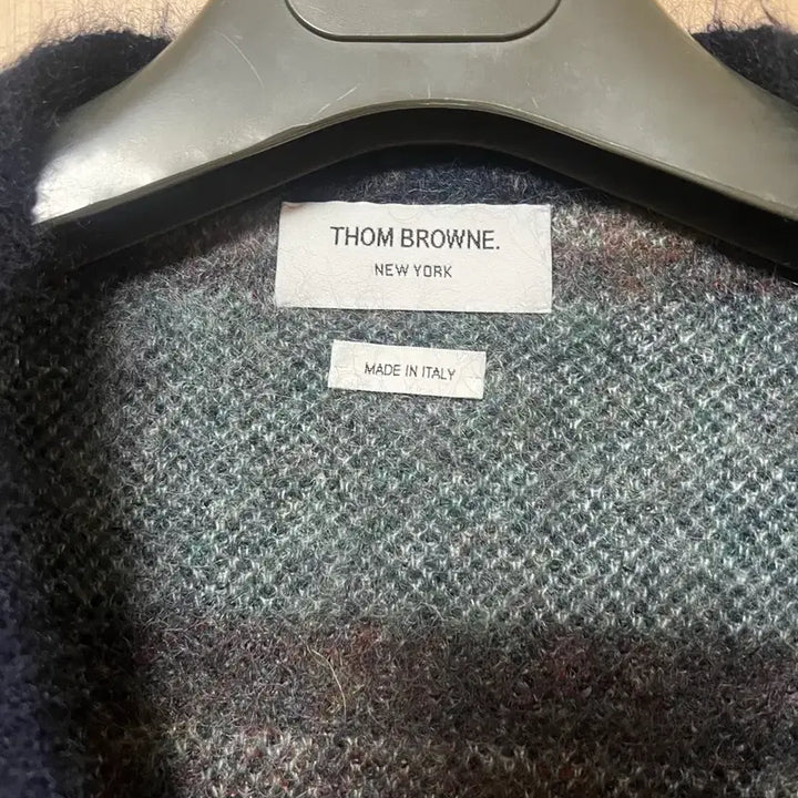 [BUNJANG] Thom Browne Hector Mohair Cardigan / (5)톰브라운 타탄체크 헥터 모헤어 가디건