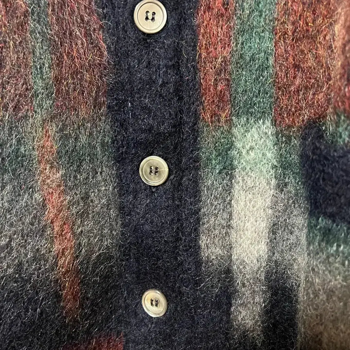 [BUNJANG] Thom Browne Hector Mohair Cardigan / (5)톰브라운 타탄체크 헥터 모헤어 가디건