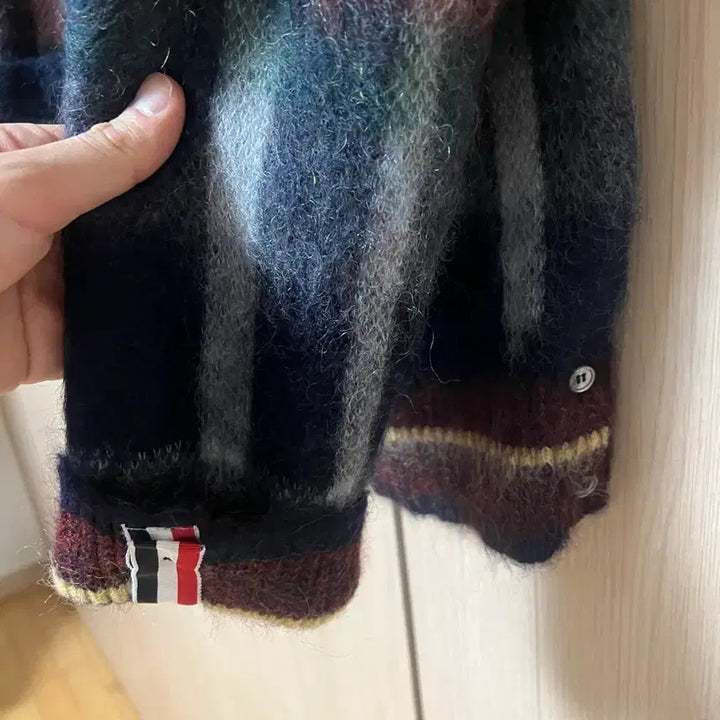 [BUNJANG] Thom Browne Hector Mohair Cardigan / (5)톰브라운 타탄체크 헥터 모헤어 가디건