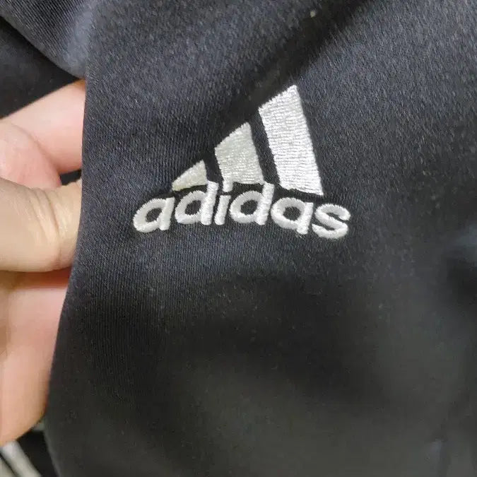 [BUNJANG] Adidas Three Stripes Track Jacket Black Jersey / 아디다스 삼선 트레이닝 자켓 블랙 져지