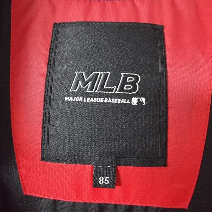 [BUNJANG] MLB Duck Down Red Long Padded Jacket / MLB 패딩