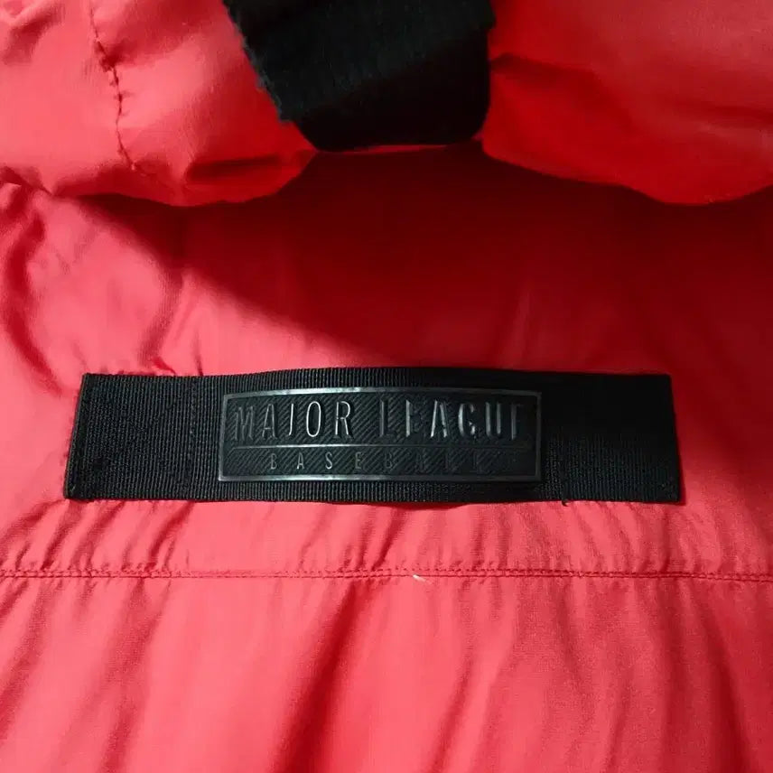 [BUNJANG] MLB Duck Down Red Long Padded Jacket / MLB 패딩