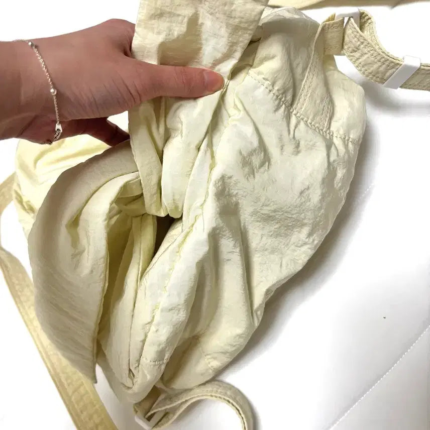 [BUNJANG] Atte Vanessa Bruno Lemon Yellow Backpack/Shoulder Bag S / 아떼바네사브루노 리본백팩 겸 숄더백 레몬옐로우 S