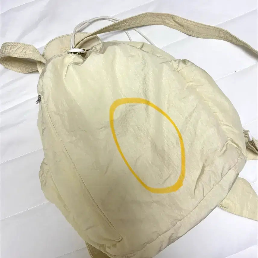 [BUNJANG] Atte Vanessa Bruno Lemon Yellow Backpack/Shoulder Bag S / 아떼바네사브루노 리본백팩 겸 숄더백 레몬옐로우 S