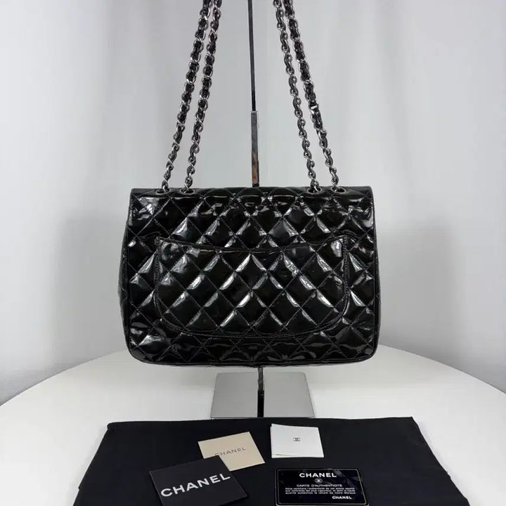 [BUNJANG] Chanel Patent Leather Large Flap Bag / 13번대 샤넬 페이던트 라지 플랩백