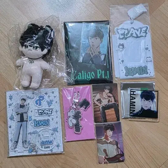 플레이브 하민 비공식 솜인형+ 공식앨범굿즈 세트