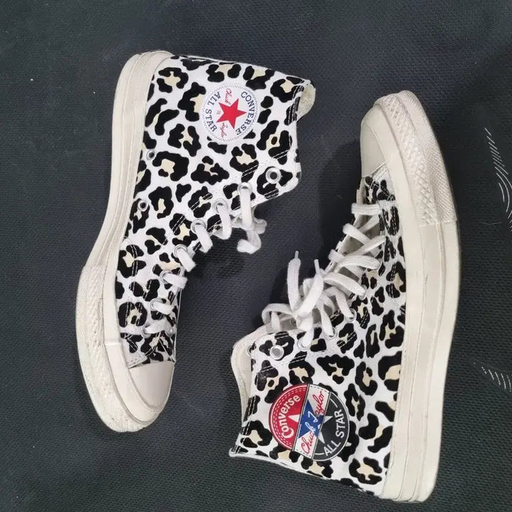 [BUNJANG] Converse All Star Leopard High Sneakers / 컨버스 올스타 하이 레오파드 스니커즈